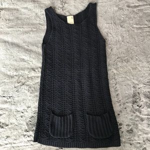 Anthro Far Away From Close Black Knit Sweater